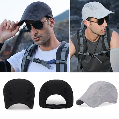 Summer Mesh Letter Quick-Drying Golf Driving Sun Cap