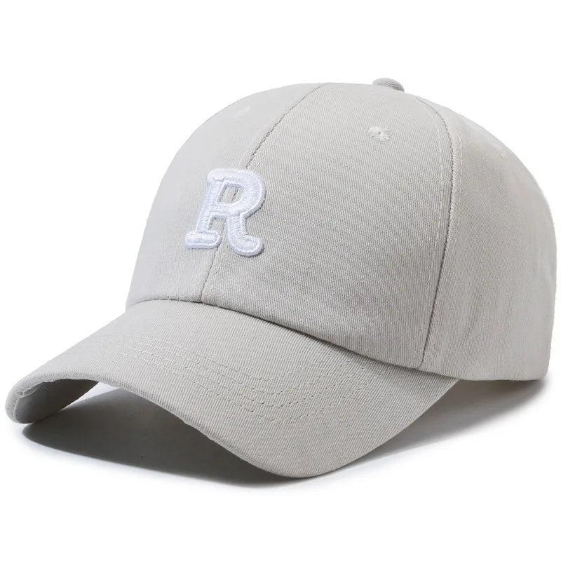 Letter Print Summer Slimming and Face Small Big Head Circumference Duckbill Cap Versatile Soft Top Baseball Hat