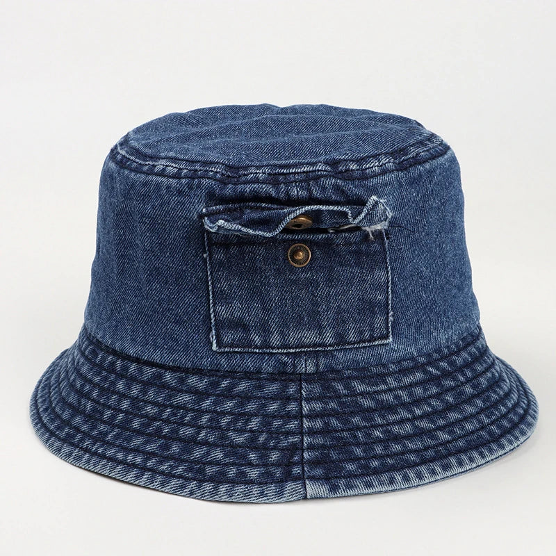 New Custom Logo Foldable Fisherman Hat
