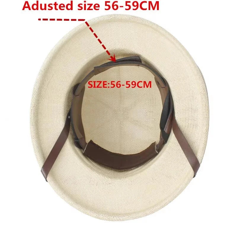 Summer Helmet Straw Hat Outdoor Men's And Women's Travel Personalized Hat