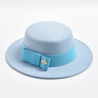 Fedora Hat For Women Fashion Formal Wedding Decorate Church Cap