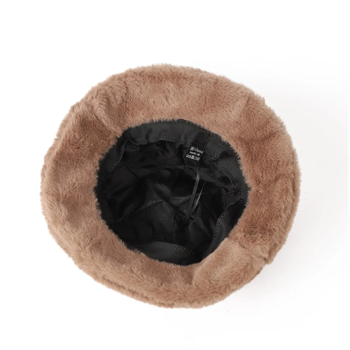 Women's Bucket Hat Winter Cute Cat Ear Plush Fisherman Cap