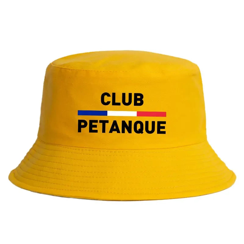 Fashion French Petanque Club Bucket Hat Unisex Adult Outdoor Sport Activities