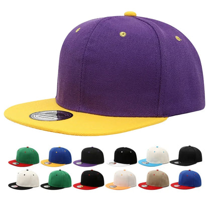 Cap Plain Snapback Cap Men Women