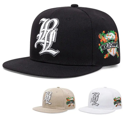 Fashion Letter Embroidery Snapback Cap High Quality Hip Hop