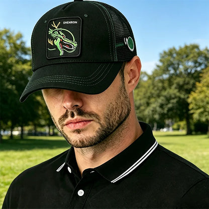 Anime Cartoon Baseball Caps Fashion Trend Baseball Caps Outdoor Summer Sun Block Visor  Truck Driver Net Cap