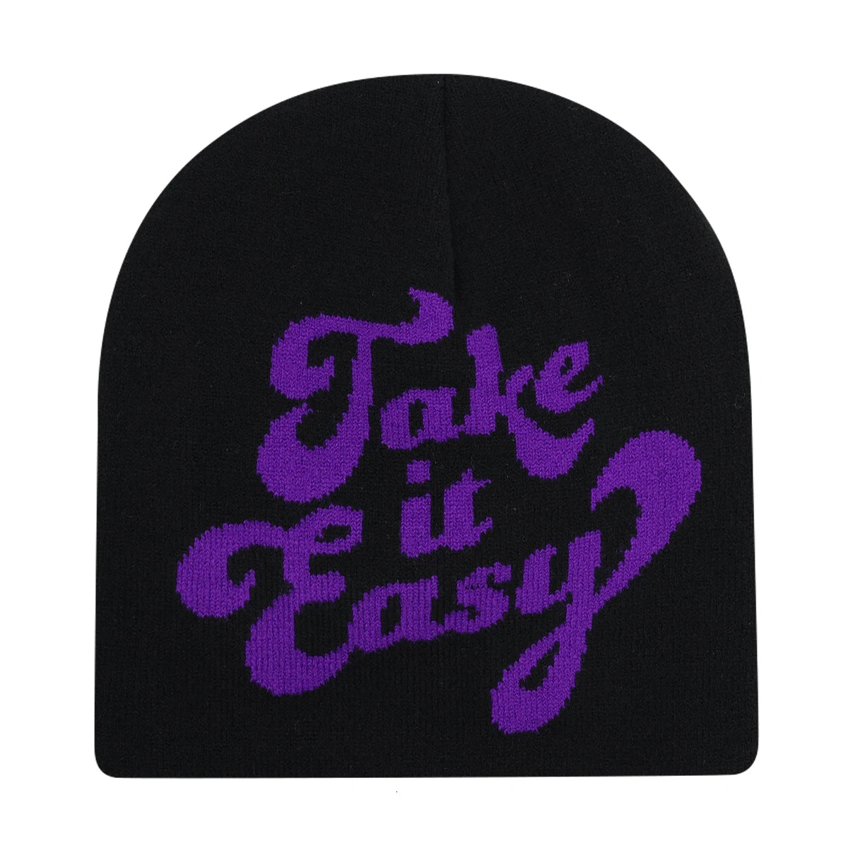 Y2k Letter Butter Knit Hats Skullies Beanies Autumn Winter Warm Hat