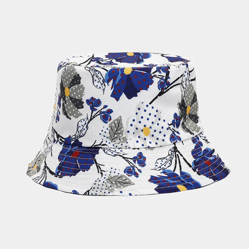 Unisex Panama Bucket Hats Ethnic Style Pattern Fisherman Cap For Men And Women