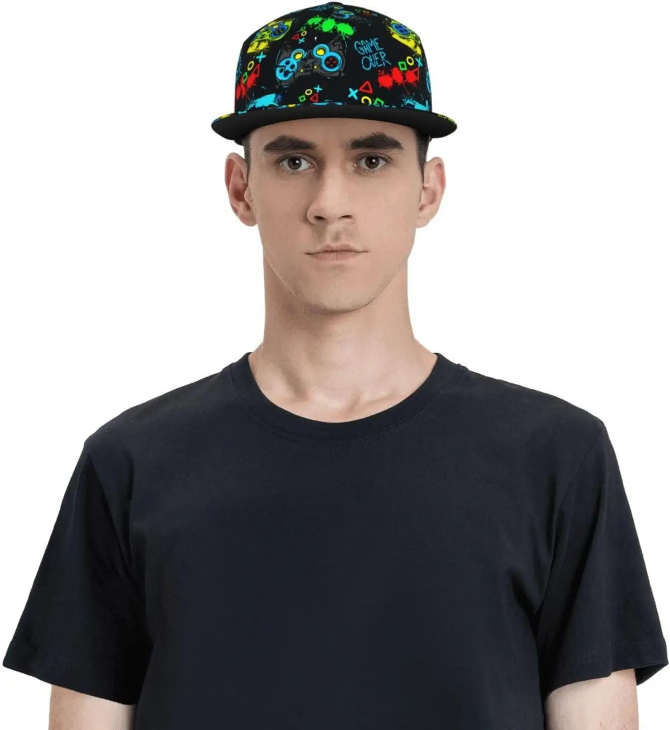 Casual Baseball Cap Hat Snapback Cap Hip Hop Trucker Hat for Dance Hiking