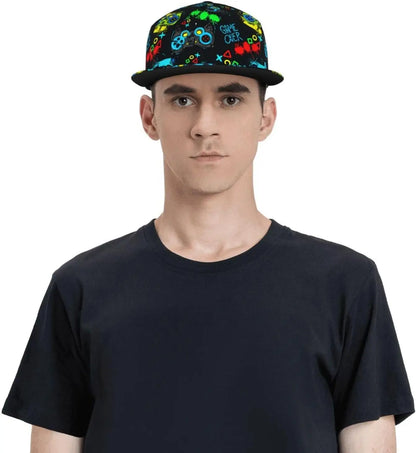 Casual Baseball Cap Hat Snapback Cap Hip Hop Trucker Hat for Dance Hiking