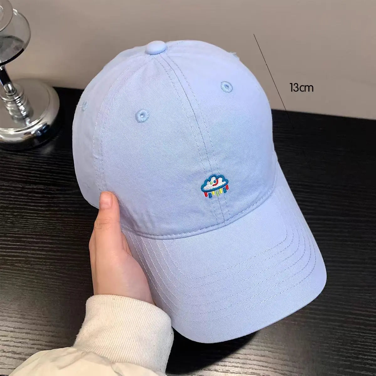 Korean Style Simple Cartoon Embroidery Trendy Baseball Cap