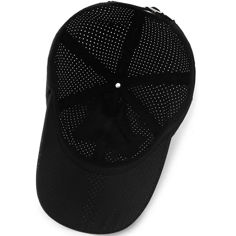 Unisex Quick Dry Baseball Cap Men Summer Print Logo Outdoor