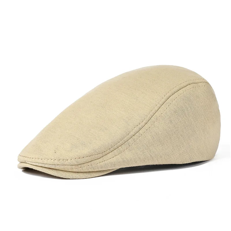 Men's Adjustable Newsboy Hat Classic Flat Ivy Cap