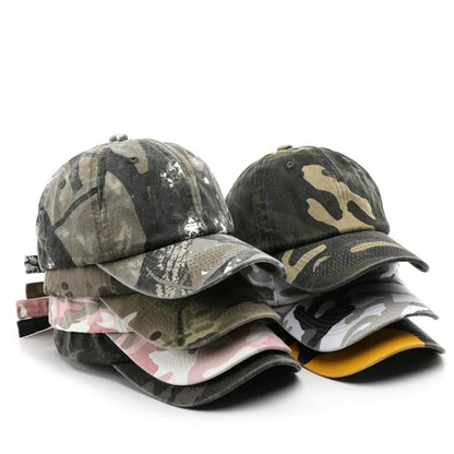 Men's And Women's Multi-Color Camouflage Baseball Caps