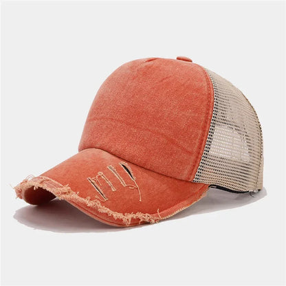 Spring And Summer Cotton Solid Casquette Baseball Cap