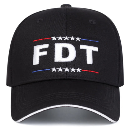 Unisex FDT Letter Embroidery Baseball Caps Spring Autumn