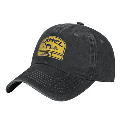 Camel Trophy Baseball Caps Snapback Denim Fabric Hats Outdoor Adjustable