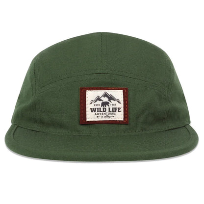 Cotton 5 Panel Baseball Cap Snapback Caps