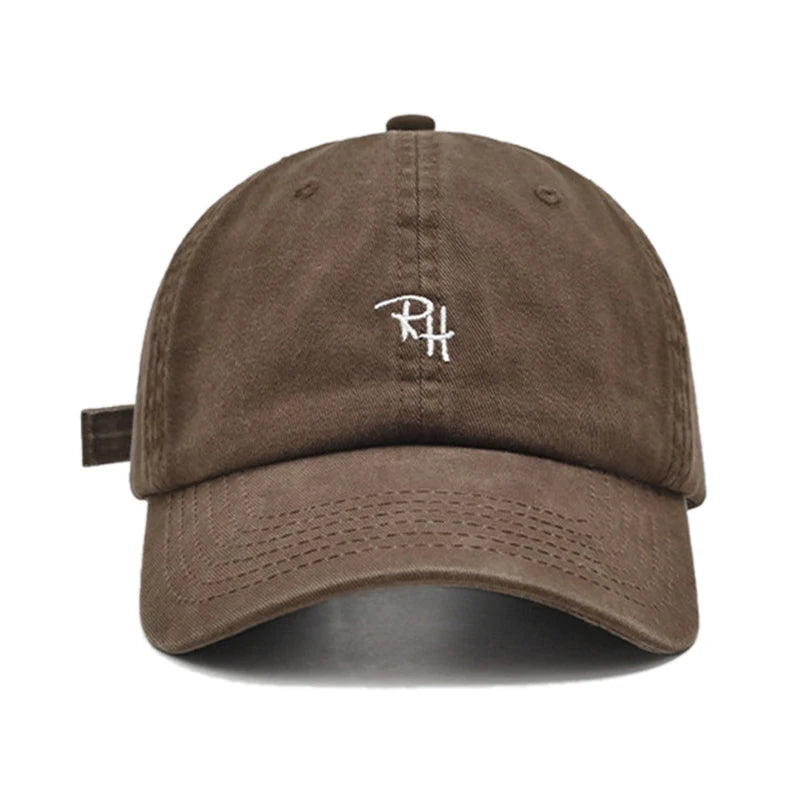1pcs Simple Letter Baseball Cap Adult Breathable Cotton Sports