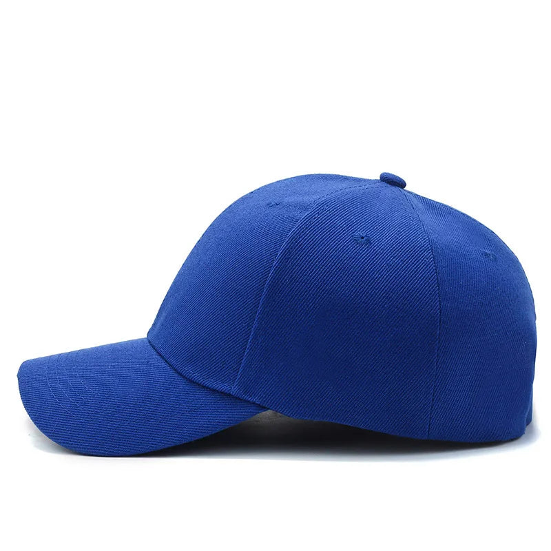 Unisex Cap Casual Plain Baseball Cap Adjustable Snapback Hats Hip Hop Cap Street Dad Hat