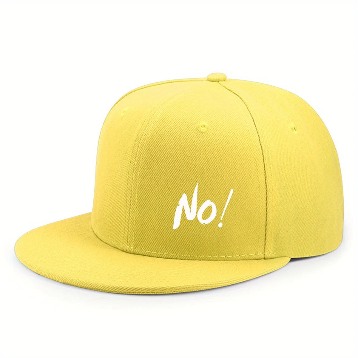 Printing Logo NO! Outdoor Fun Ctional Casual Flat Brimmed Baseball Hat Men's And Women Cap