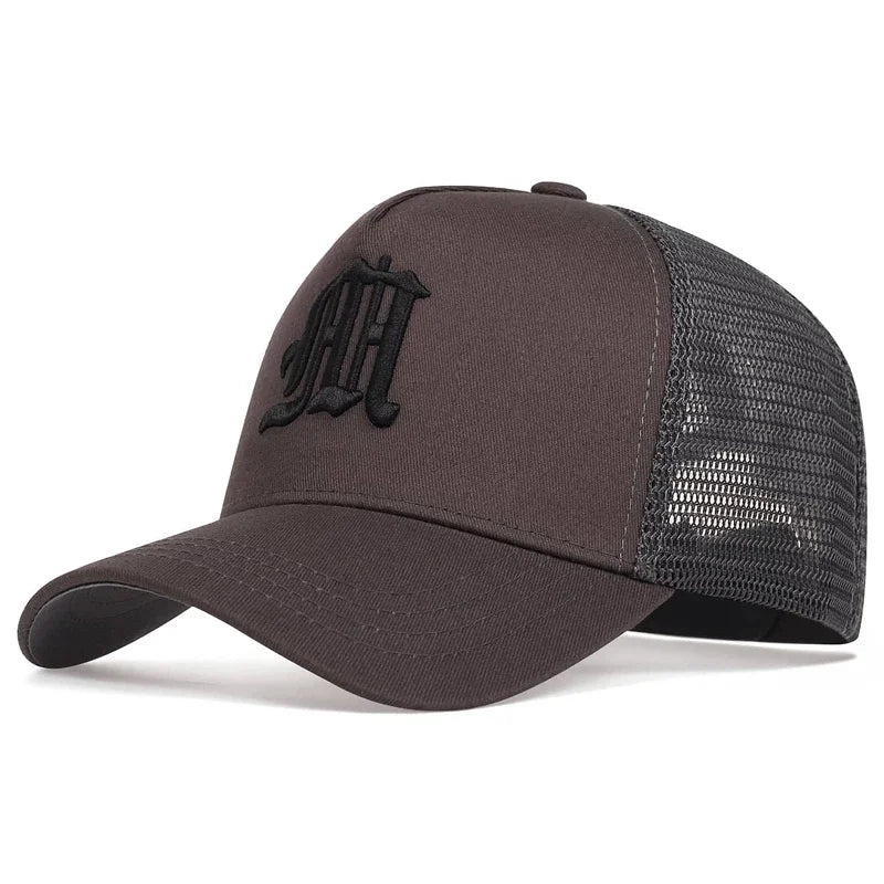 Unisex Personality Letter Embroidery Baseball Net Caps Spring Summer