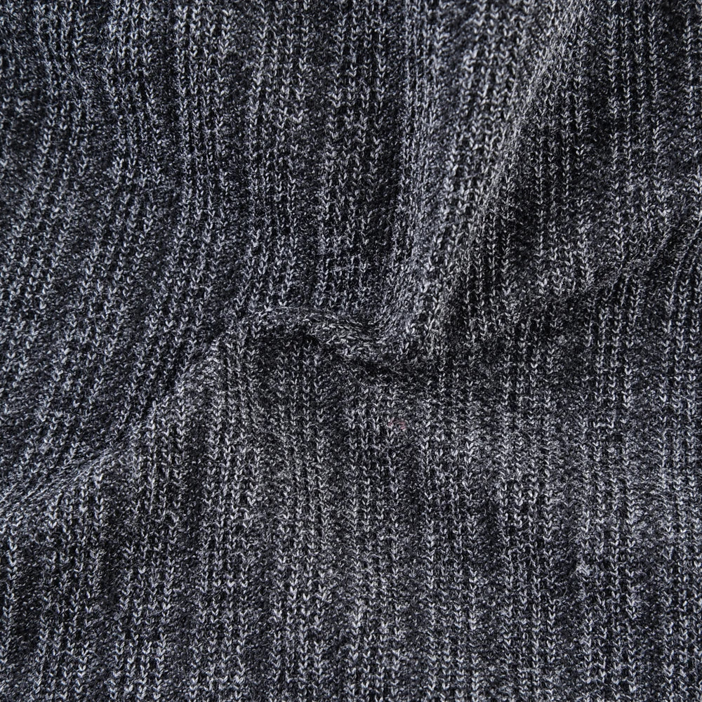 Double Lined Ribbed Slouch Beanie Hat For Men Women
