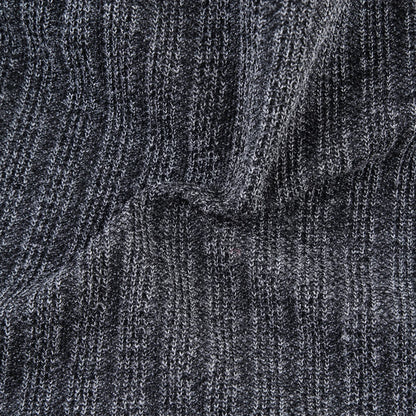 Double Lined Ribbed Slouch Beanie Hat For Men Women