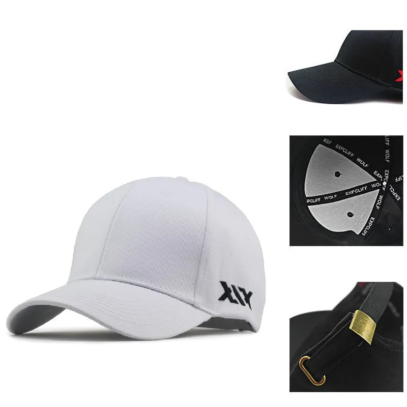 Big Head Man Plus Size Baseball Cap Summer Cotton Mesh