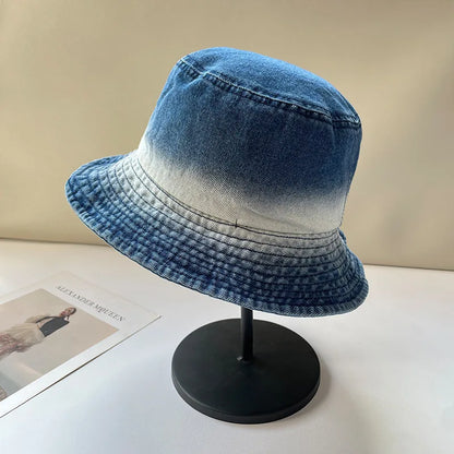 Japanese Korean Style Denim Fisherman Hat