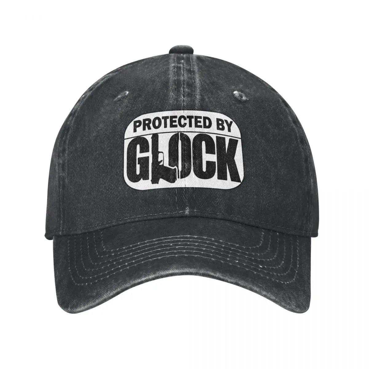Gun Unisex Baseball Caps Tactical Shooting Distressed Washed Hats