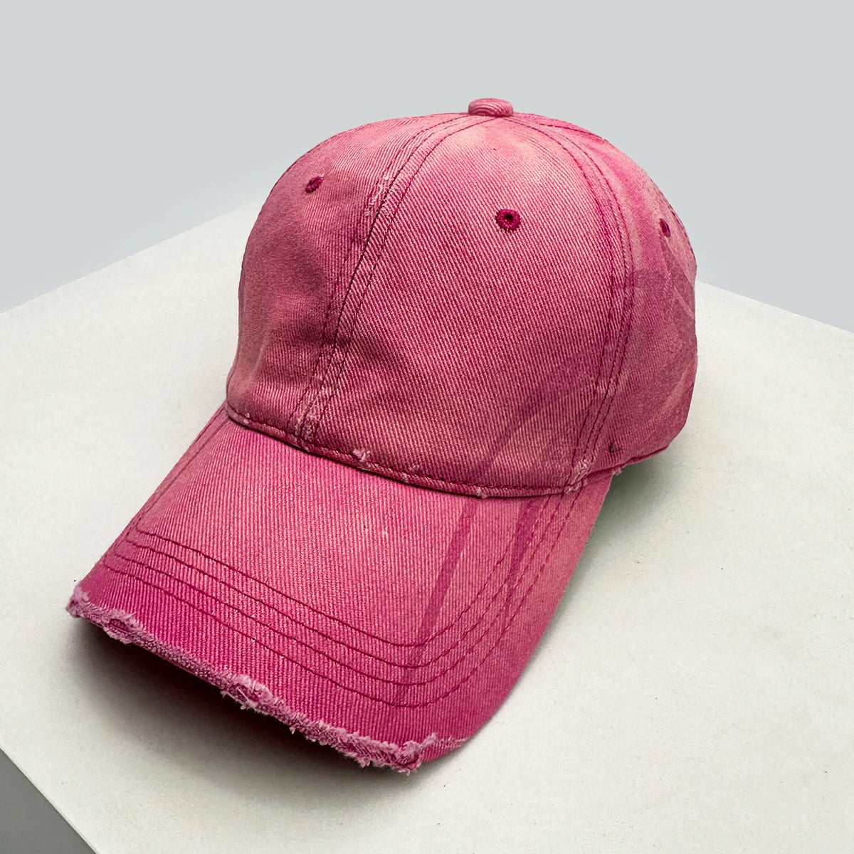 New Unisex Gradient Simple Solid Baseball Hats
