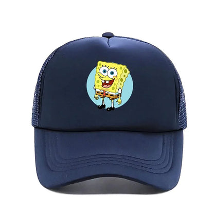 Fashion Cute SpongeBobs Print Baseball Cap Cartoon Men Women Summer