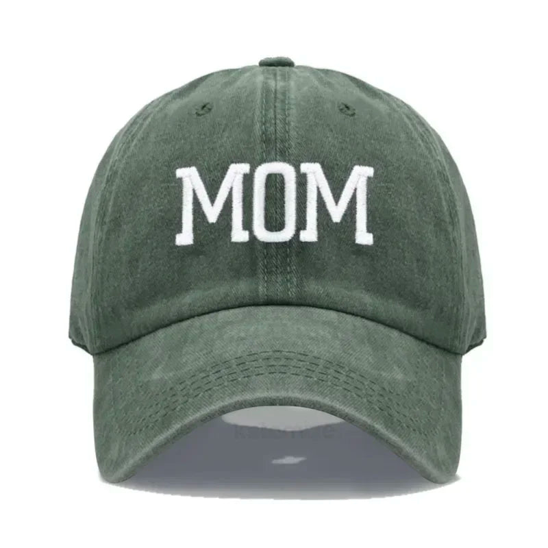 DAD MOM Embroidery Pure Cotton Baseball Cap Fashion Sport Golf Caps Sun Hat