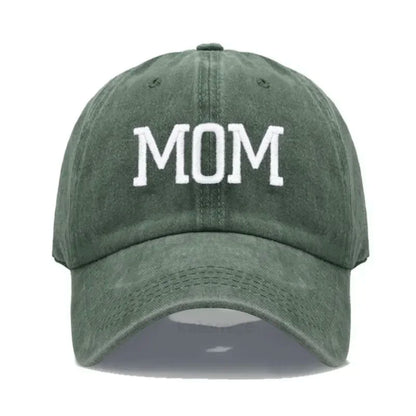 DAD MOM Embroidery Pure Cotton Baseball Cap Fashion Sport Golf Caps Sun Hat