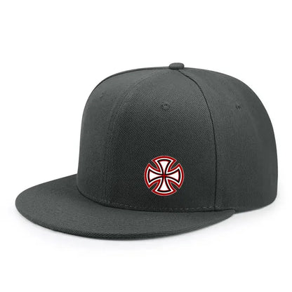 Printed Snowflake Pattern Flat Edge Baseball Cap Enlarged And Deepened
