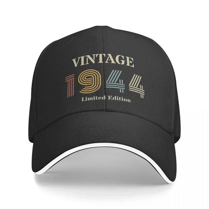 Summer Baseball Cap 1944 Vintage Birthday Gift Merch For Men Women
