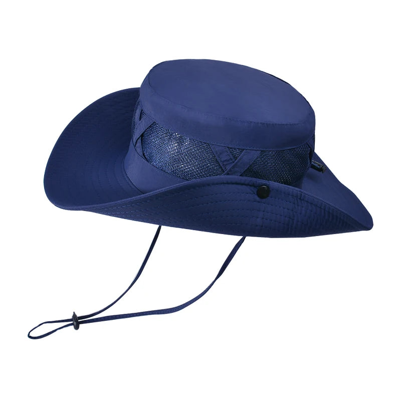 Breathable Sunshade Fisherman Hat Men's Sunscreen Sun Hat Fishing Hat