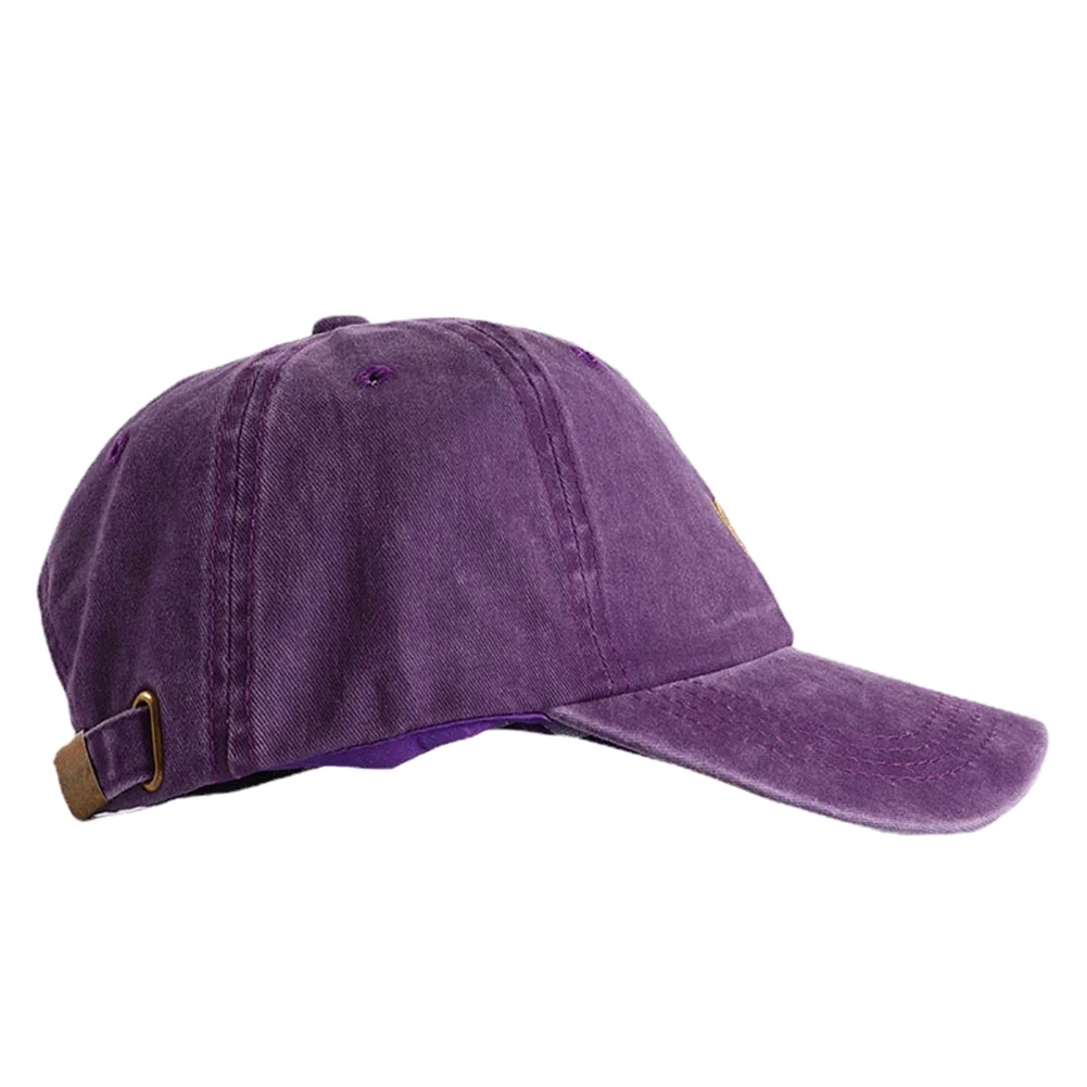 Unisex Yours Letter Embroidery Washed Cotton Baseball Cap