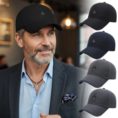 Retro Cotton Baseball Cap Adjustable Classic Peaked Cap