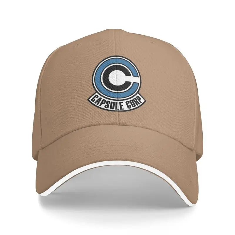 Capsule Corp Print Baseball Cap Daily Casual Sandwich Cap
