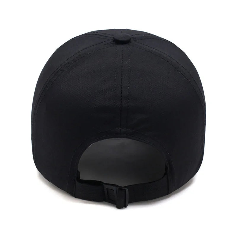 Solid Sports Baseball Cap, Sun Protection Quick Drying