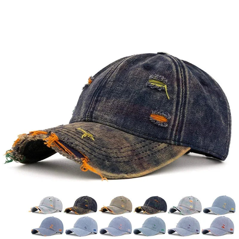 Spring Cotton Print Casquette Baseball Cap Adjustable Outdoor
