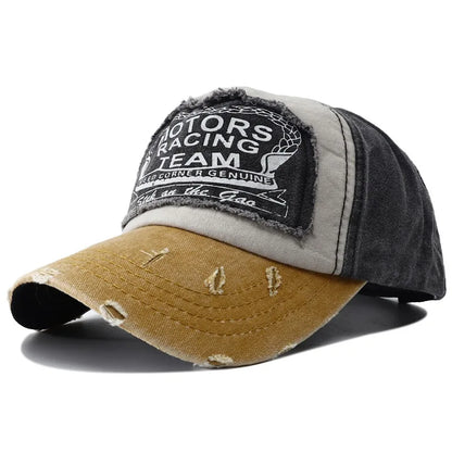 Letter Print Fishing Baseball Cap Man Snapback Hat Hip Hop Vintage 5 Panel Sports Caps for Men Women