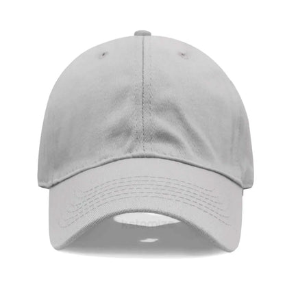 Custom Text Logo Embroidery Vintage Washed Cotton Baseball Cap