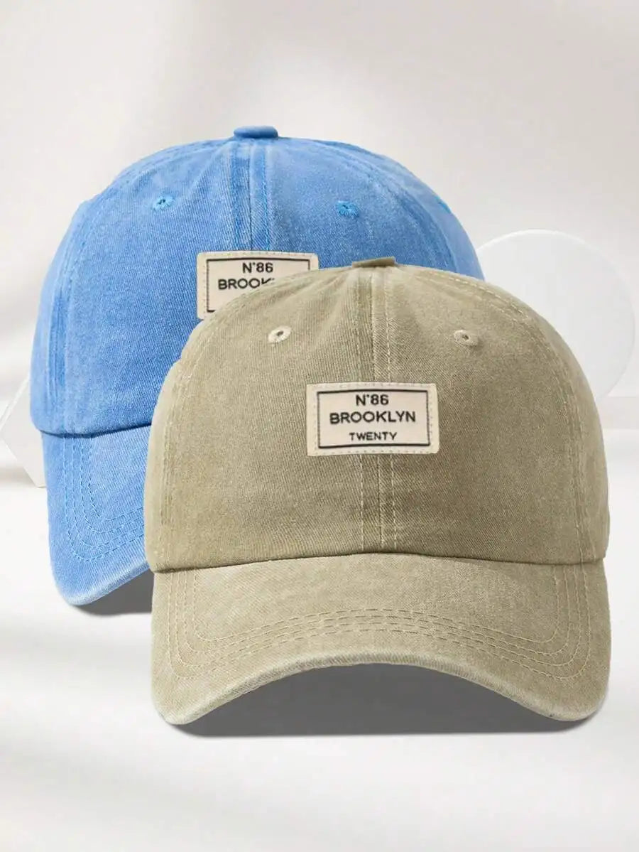 Unisex Washed Denim Baseball Cap Adjustable Casual Hat