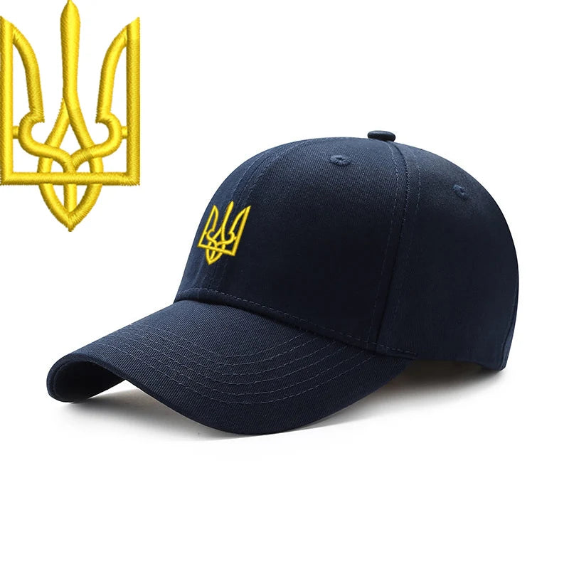 Embroidery Ukraine trident Symbol Spetsnaz Special Forces Men Women Boy Baseball Caps
