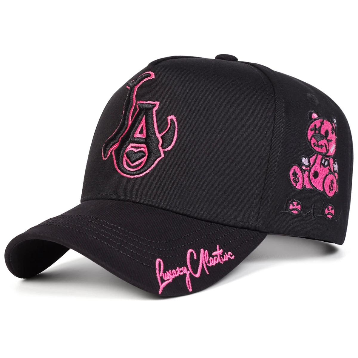 Unisex LA Love Embroidery Baseball Caps Spring Autumn Outdoor