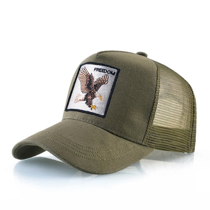 Embroidery Goat Patch Four Seasons Baseball Cap For Men Women
