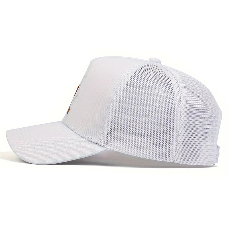 Unisex XX Smiling Face Camouflage Baseball Net Caps Spring and Summer